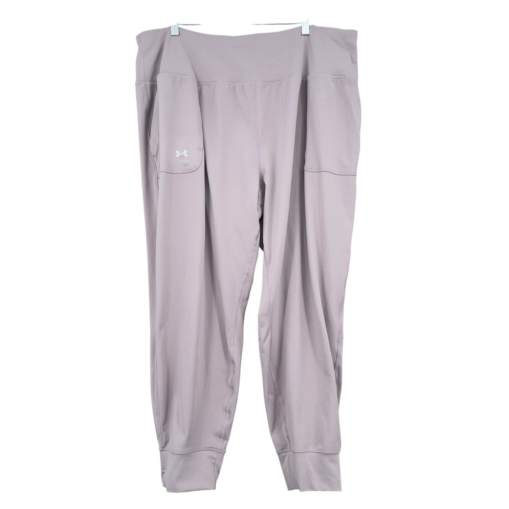 Under Armour Jogger Pants Women 3X Polyester Elastane‎ Mauve
